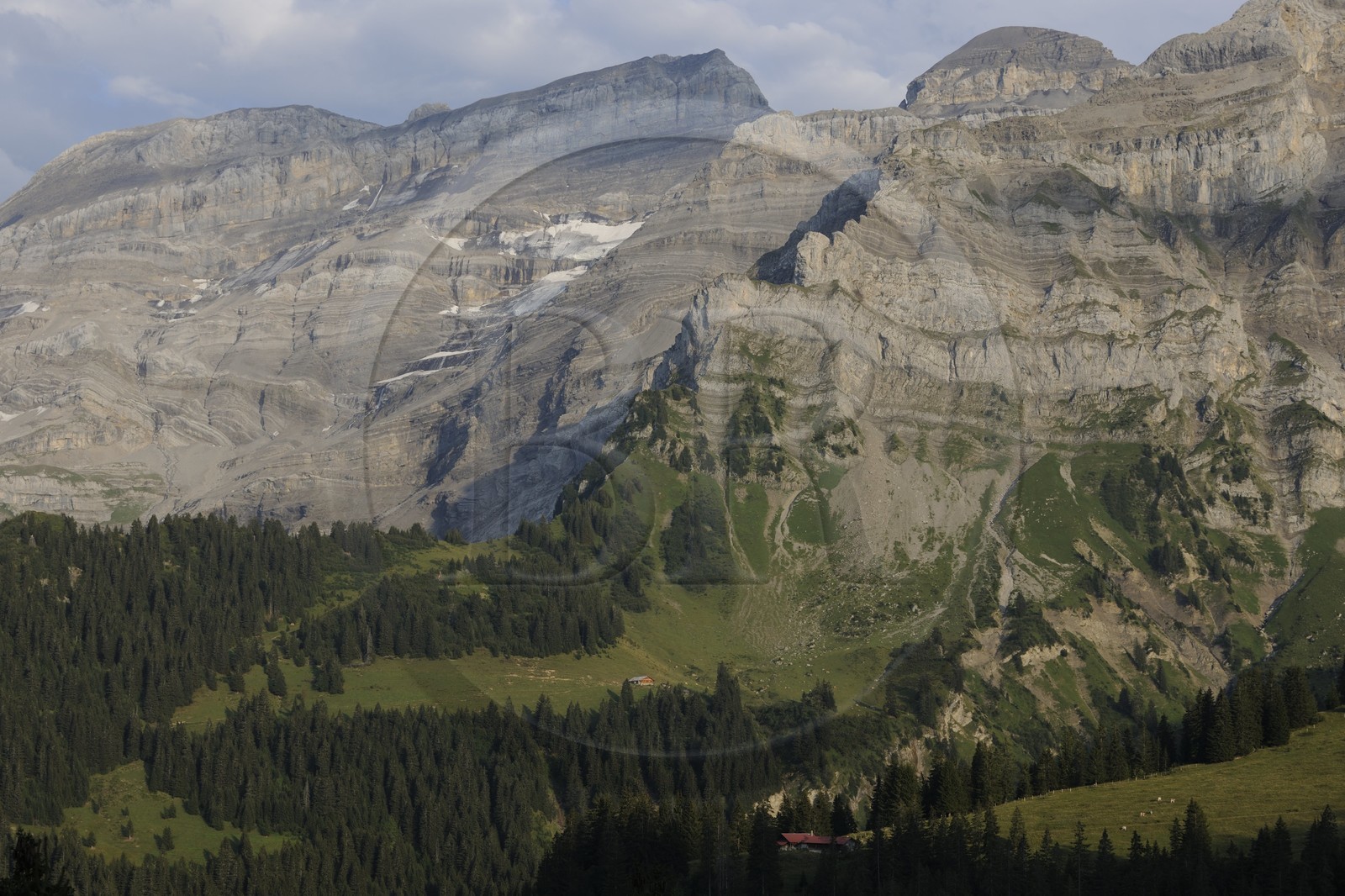 Suisse, canton de Vaud, Les Diablerets au Col de la Croix