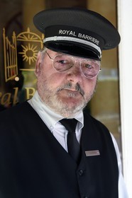 France, Calvados (14), Pays d'Auge, Deauville, l'Hotel Royal Barriere, Christian Grente chef voiturier