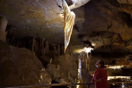 France, Dordogne (24), Périgord Noir, la grotte de Tourtoirac