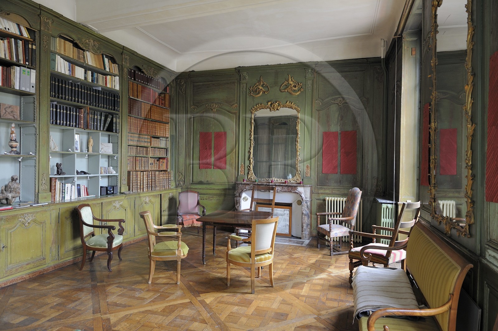 France, Côte d'Or (21), Dijon, intérieur de l'Hôtel particulier Maleteste