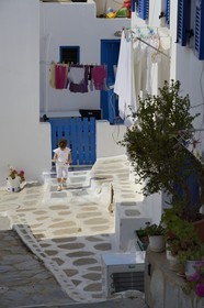 Grèce, Les Cyclades, mer Égée, île de Mykonos, Chora (Mykonos town)