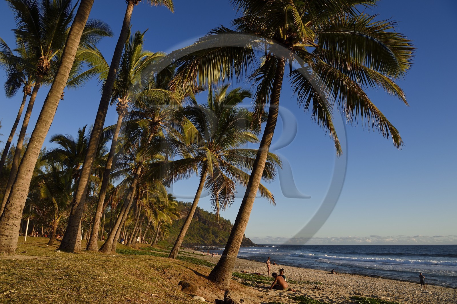 France, Ile de la Reunion, Petite-Ile sur la côte sud, plage de Grand-Anse