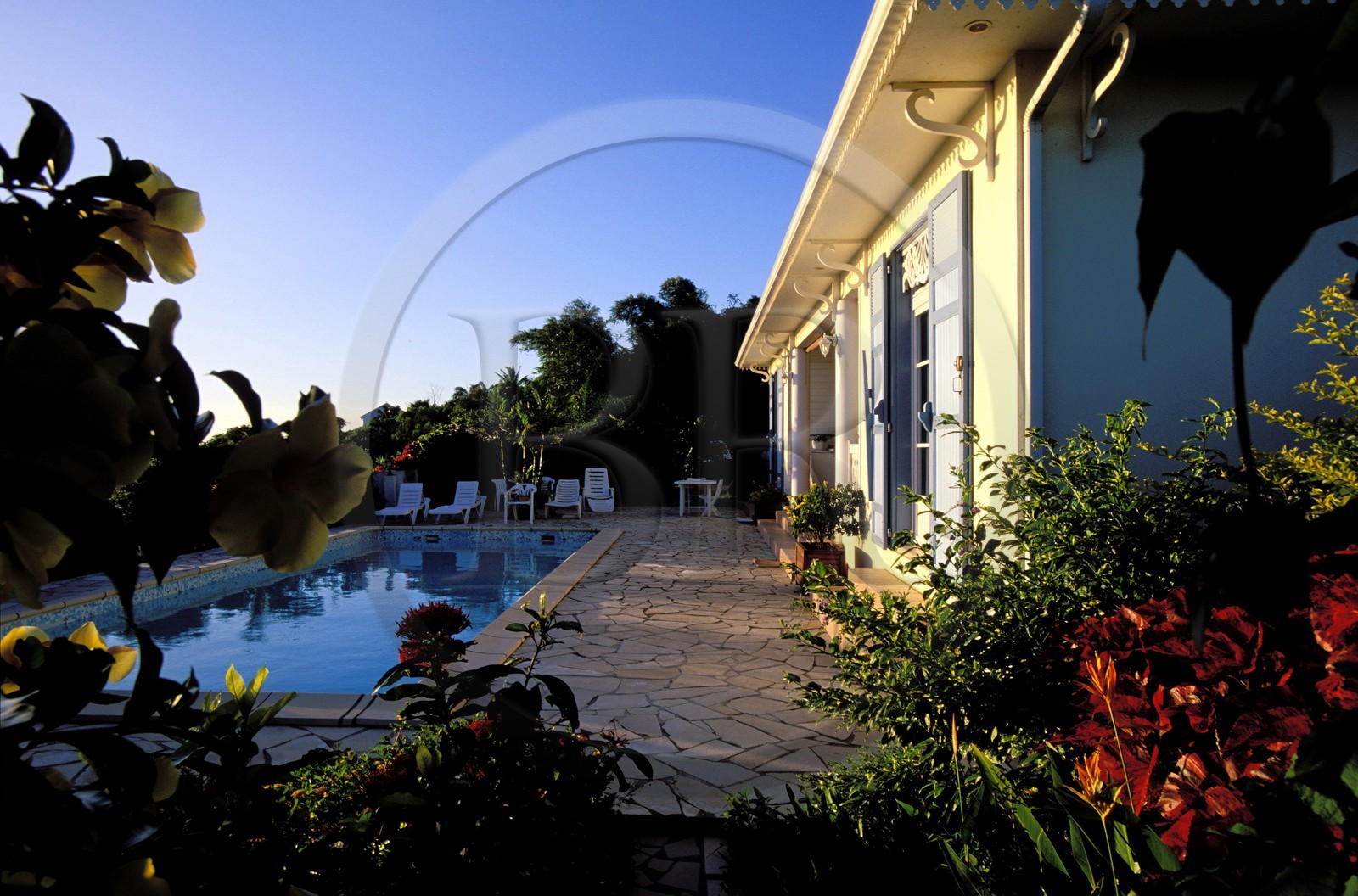 France, Reunion island (French overseas department), near Saint Pierre, grande Anse, Veremer bed and breakfast