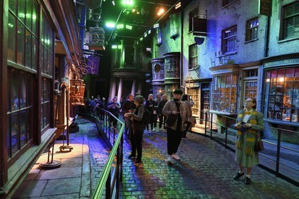United Kingdom, Hertfordshire, Leavesden, Leavesden Film Studios, Harry Potter Studio Tour London, the scene of the eight Harry Potter movies' making of, Diagon alley