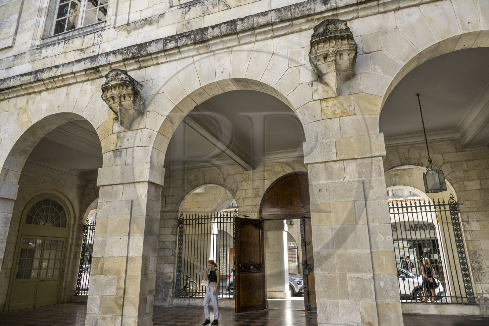 France, Charente-Maritime (17), La Rochelle, Hotel de la Bourse, chambre de commerce de fin XVIIIème siècle
