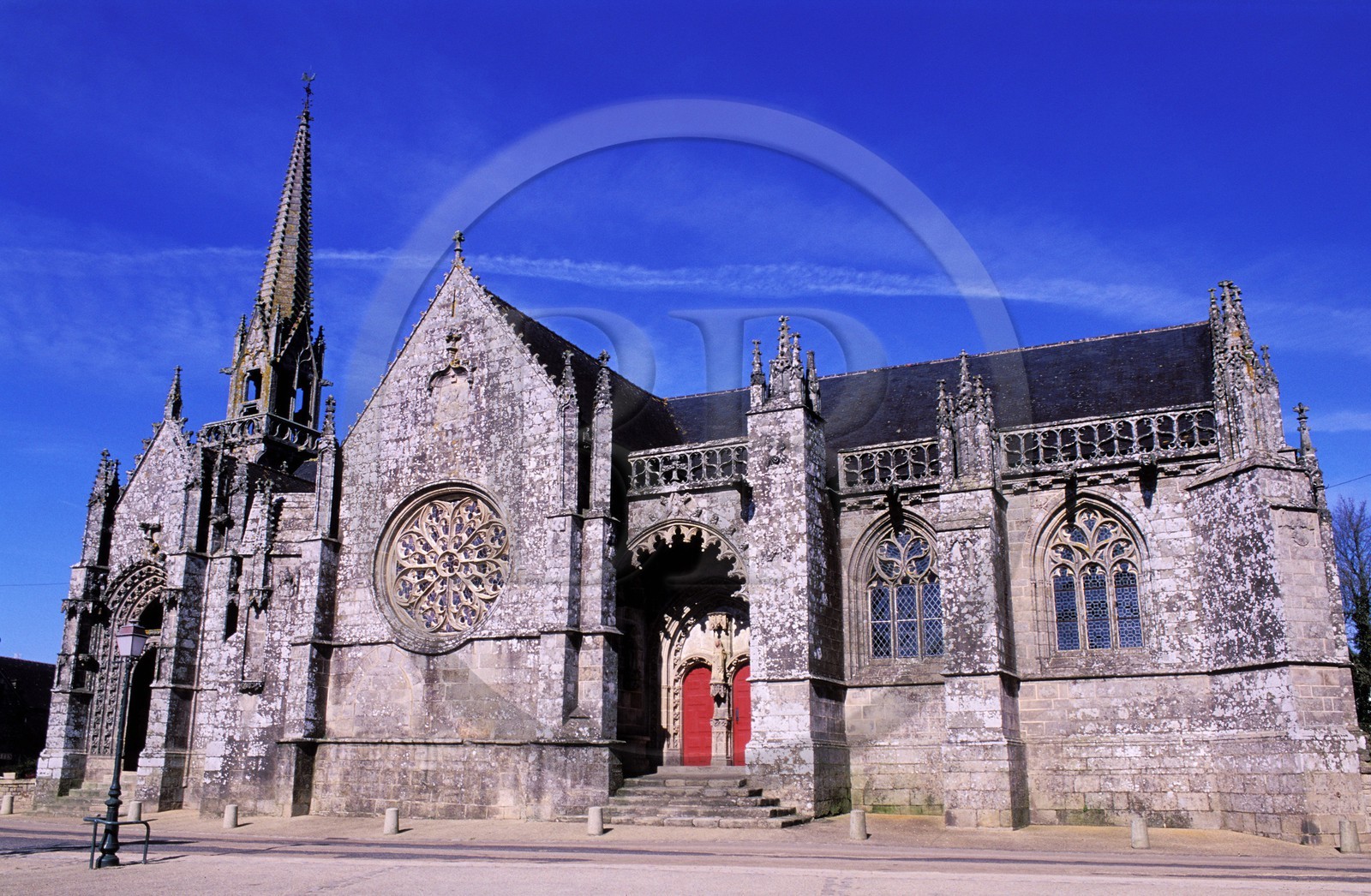 France, Morbihan (56), Kernascléden, l' église du 15ème siècle