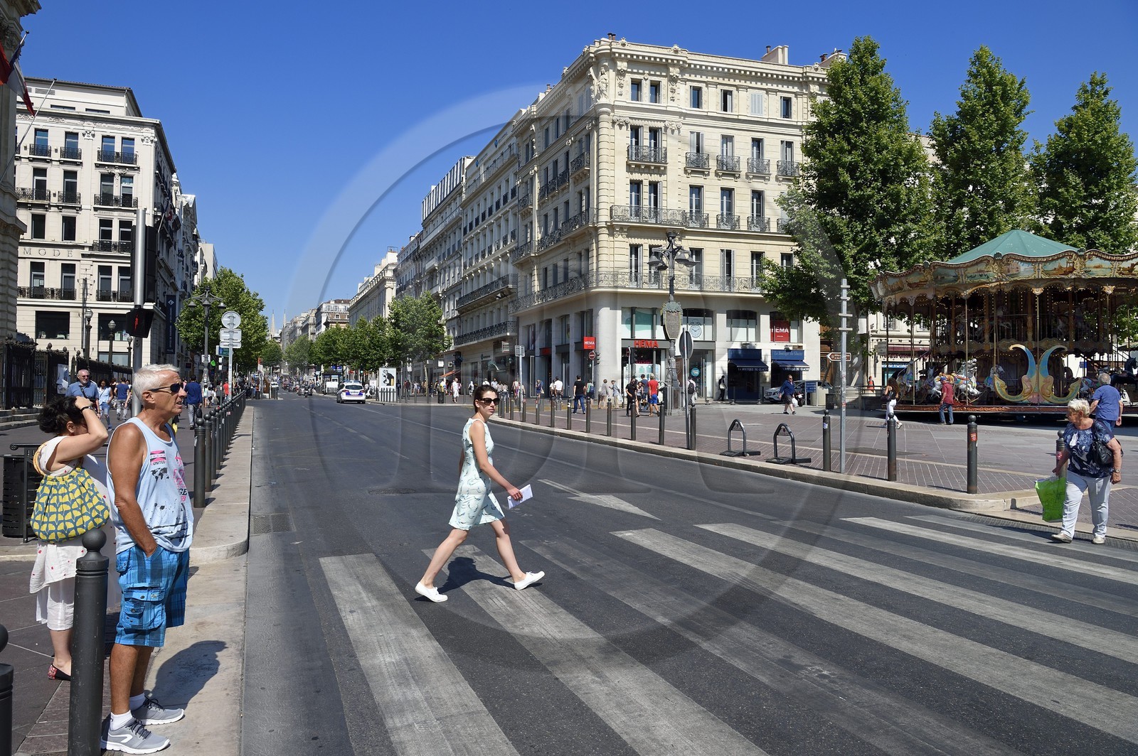 France, Bouches-du-Rhône (13), Marseille, la Canebière