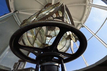 France, Var (83), Iles d'Hyères, Parc national de Port Cros, Ile du Levant, zone militaire, le phare du Titan