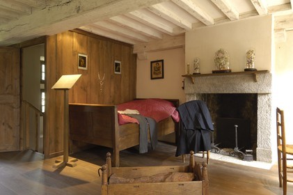 France, Manche (50), Cap de la Hague, Gréville-Hague, hameau de Gruchy, maison natale du peintre  J.F.Millet