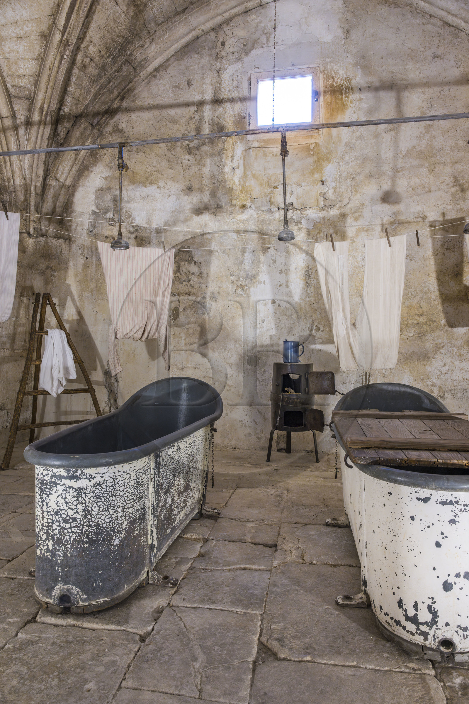 France, Bouches-du-Rhône (13), Parc Naturel Régional des Alpilles, Saint-Rémy-de-Provence, monastère Saint-Paul-de-Mausole, l'asile psychiatrique historique la Maison de santé Saint-Paul où Van Gogh fût interné en 1889-1890