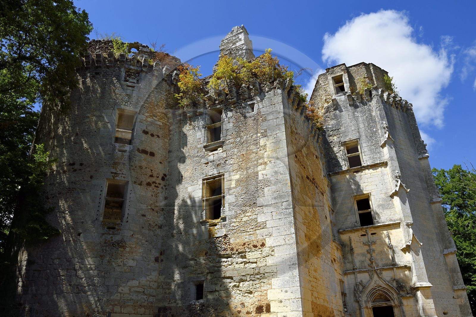 France, Dordogne, Rouffignac-Saint-Cernin-de-Reilhac, Herm Castle