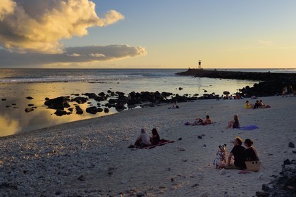 France, Ile de la Reunion, ville de Saint-Pierre, extrémité sud du lagon de Saint Pierre au lieu dit Terre Sainte