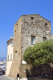 France, Var (83), Saint-Tropez, tour seigneuriale du milieu XVème siècle