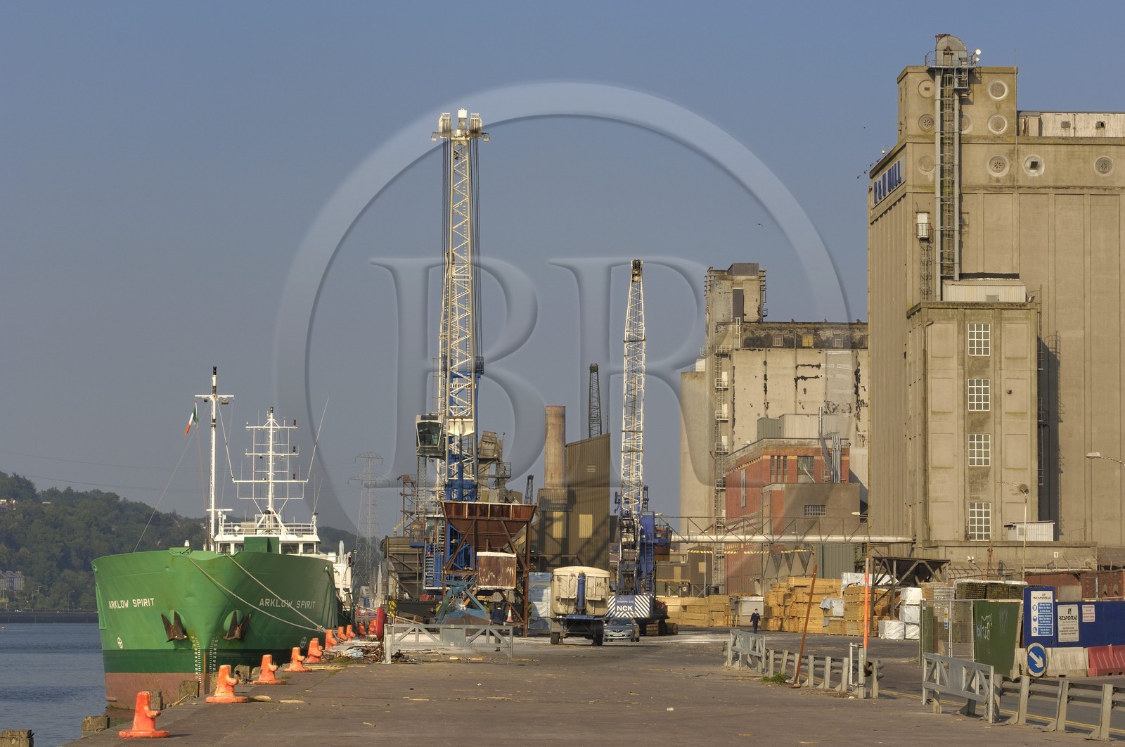 Irlande, Comté de Cork, Cork, Kennedy quay sur le port