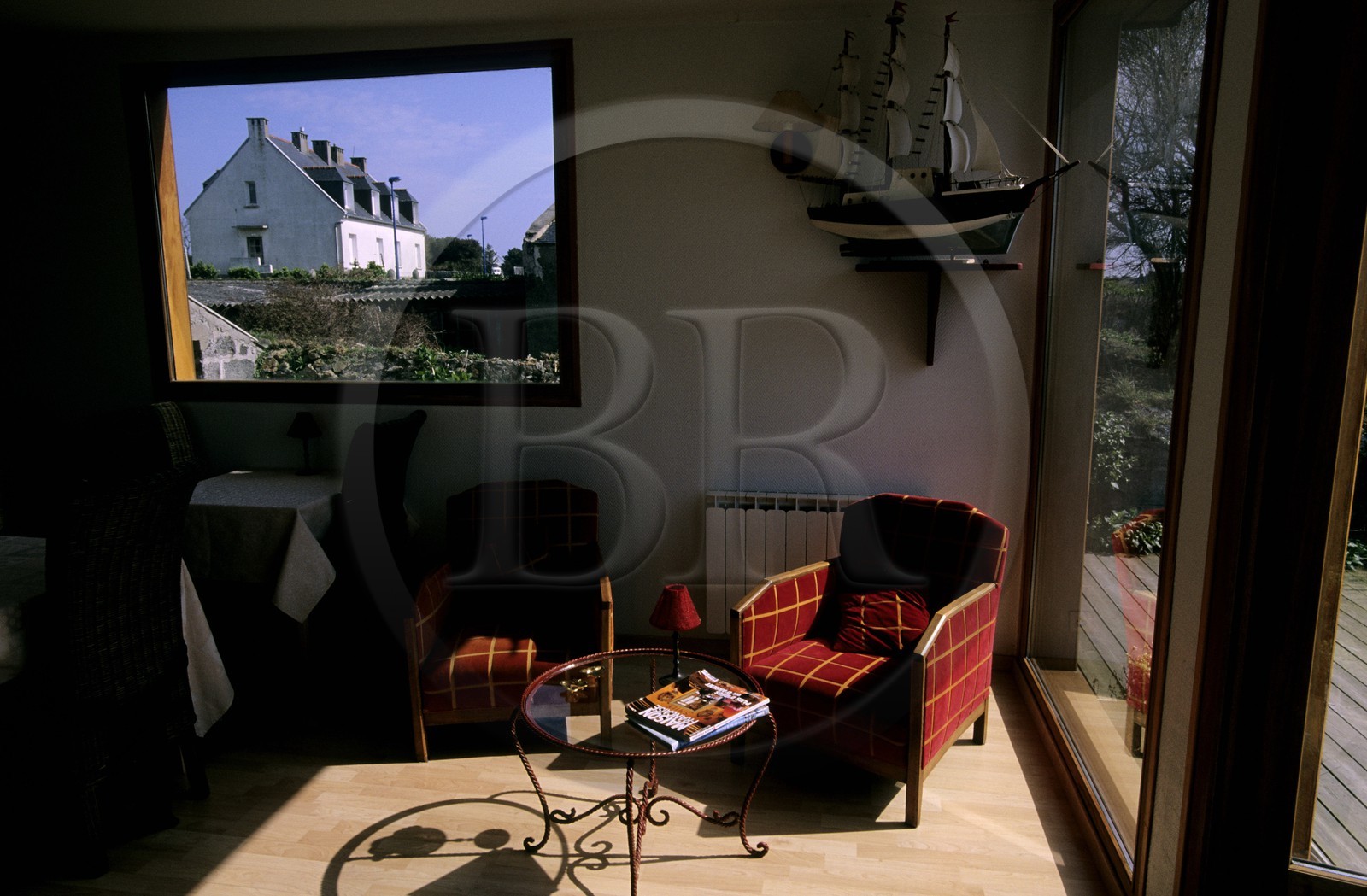France, Finistère (29), île d'Ouessant, Kenigou, hôtel Ti Jan Ar C'hafé à