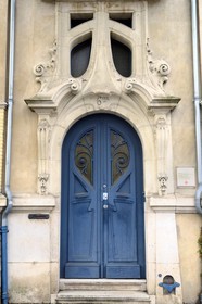 France, Meurthe-et-Moselle (54), Nancy, la Maison Geschwindammer (1905) Jugendstil sur le quai de la Bataille, par les architectes Henri Gutton et Joseph Hornecker