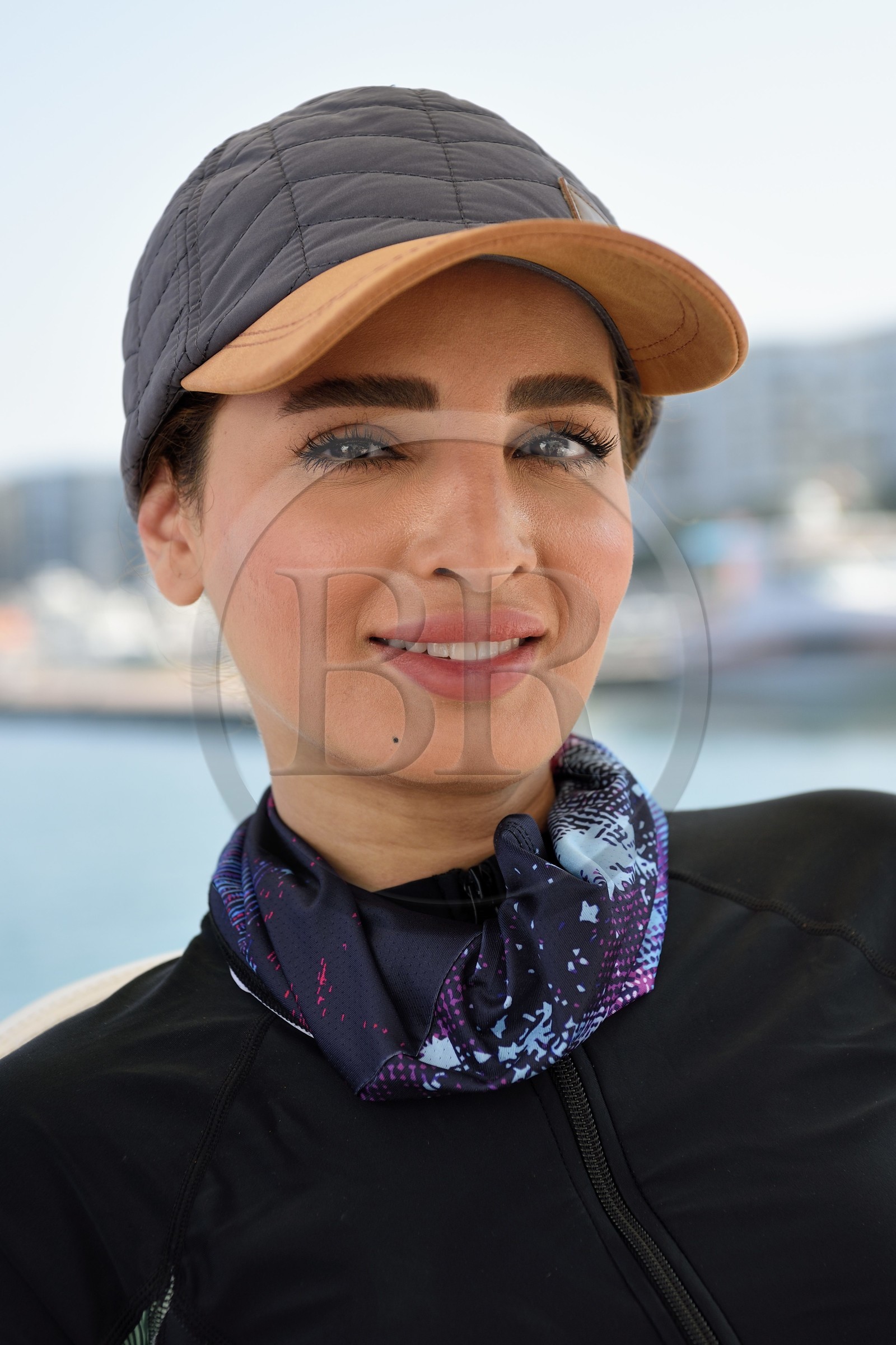 Sultanat d'Oman, Mascate, port de Al-Mouj, la photographe-plongeuse Maisa Al Hooti