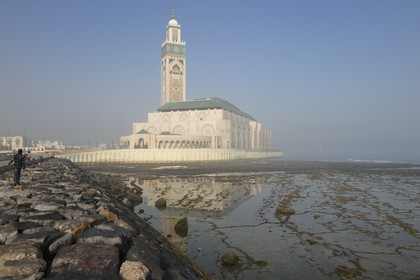 Maroc, Casablanca, Grande Mosquée Hassan II