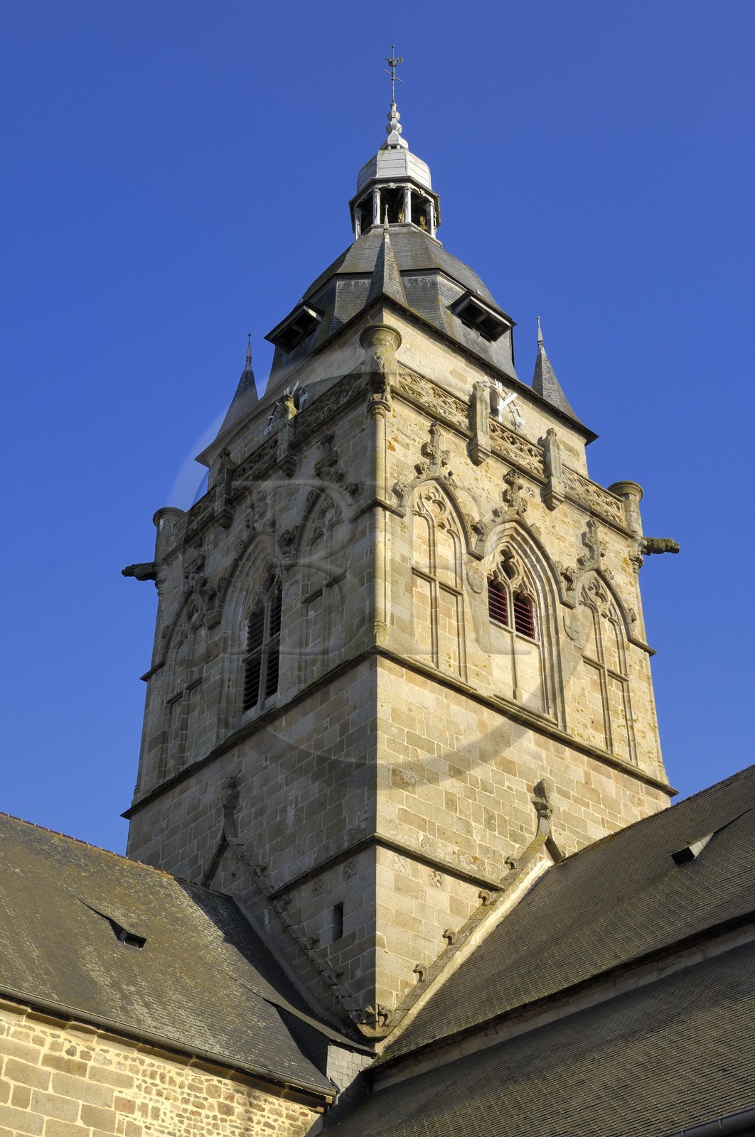 France, Manche (50), Villedieu-les-Poêles, l'église Notre-Dame