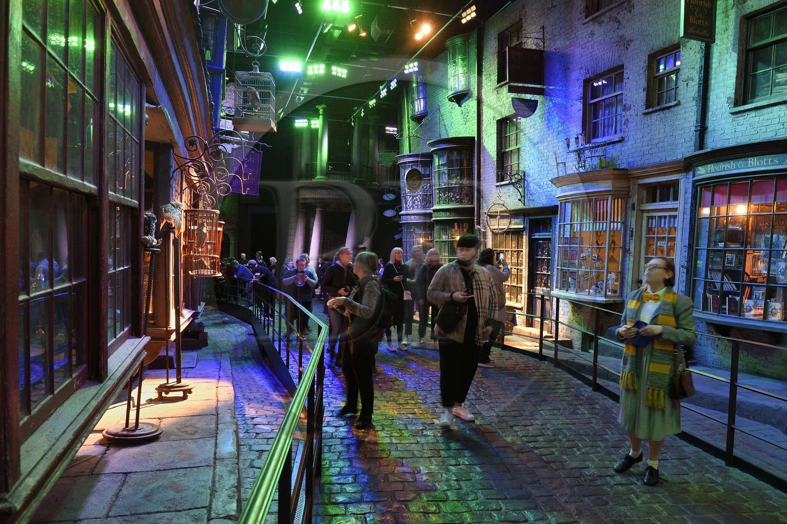 Royaume-Uni, Hertfordshire, Leavesden, Leavesden Film Studios, Harry Potter Studio Tour London, les coulisses du tournage des 8 films de Harry Potter, le chemin de Traverse