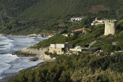 France, Haute Corse, the Farinole genoese tower