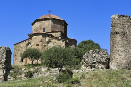 Georgia, Mtskheta Mtianeti region, Mtskheta, Jvari Monastery (Holy Cross Church), listed as World heritage by UNESCO