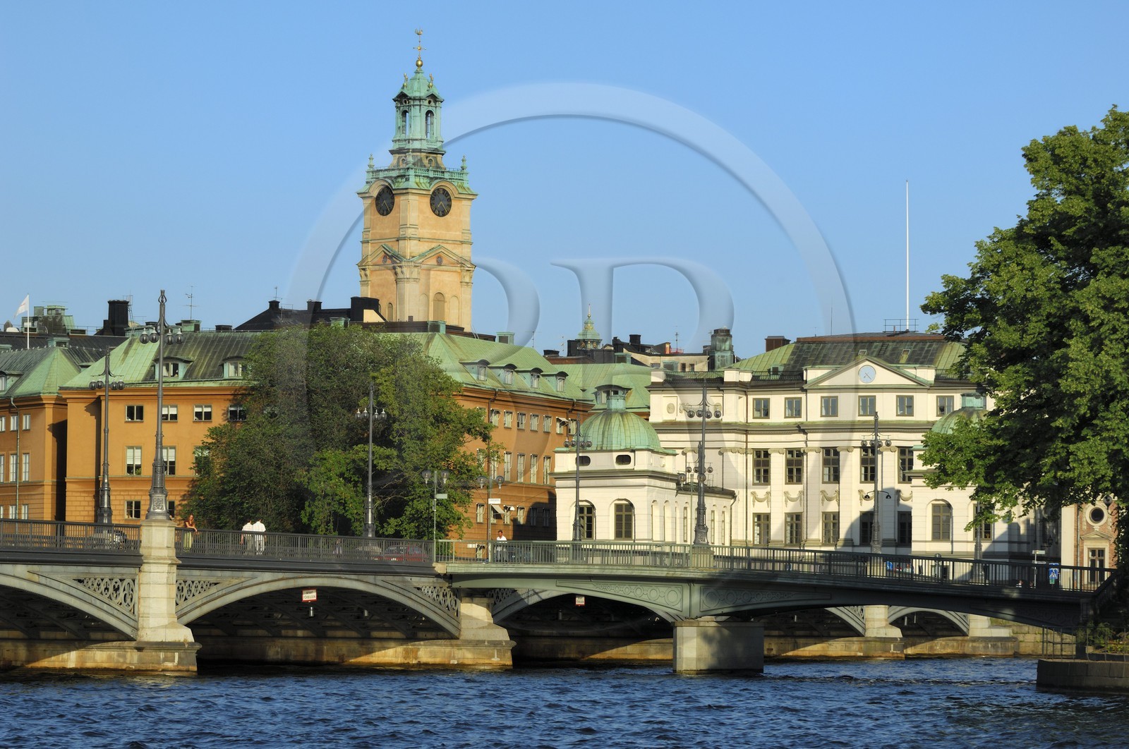 Suède, Stockholm, île de Gamla Stan (vieille ville) et la cathédrale