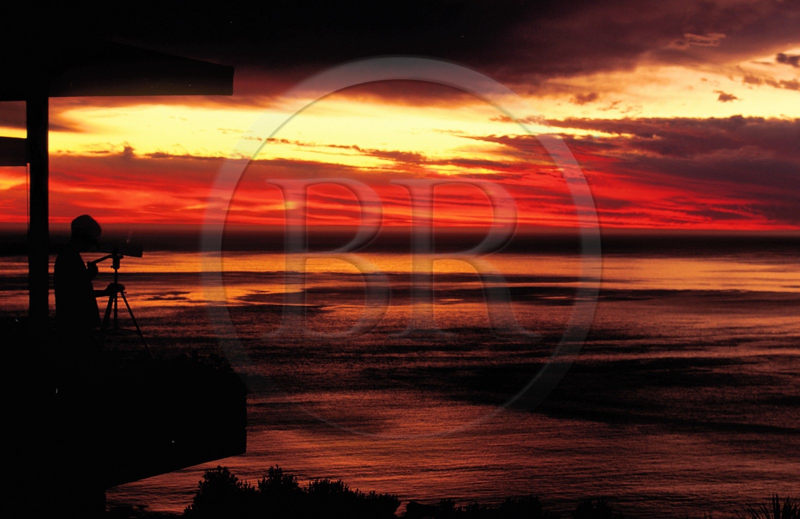 South Africa, Cape town, observation of sunset