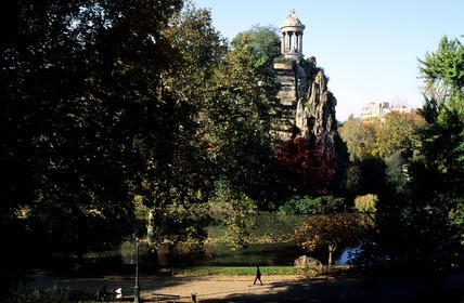 France, Paris (75019), parc des Buttes Chaumont