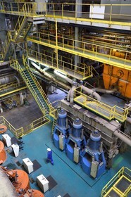 France, Ile de la Reunion, Saint-Louis, l'usine sucrière du Gol, fabrication du sirop à base de la canne à sucre, centrifugeuses