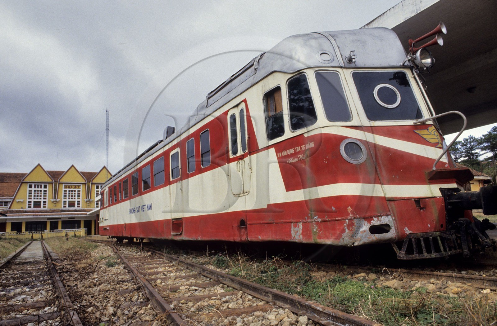 Vietnam, province de Lam Dong, Dalat, la gare est le terminus de la Ligne de Dalat