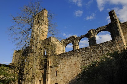 France, Aude (11), Alet-les-Bains, village médieval et abbaye bénédictine de style roman du XIème Siècle
