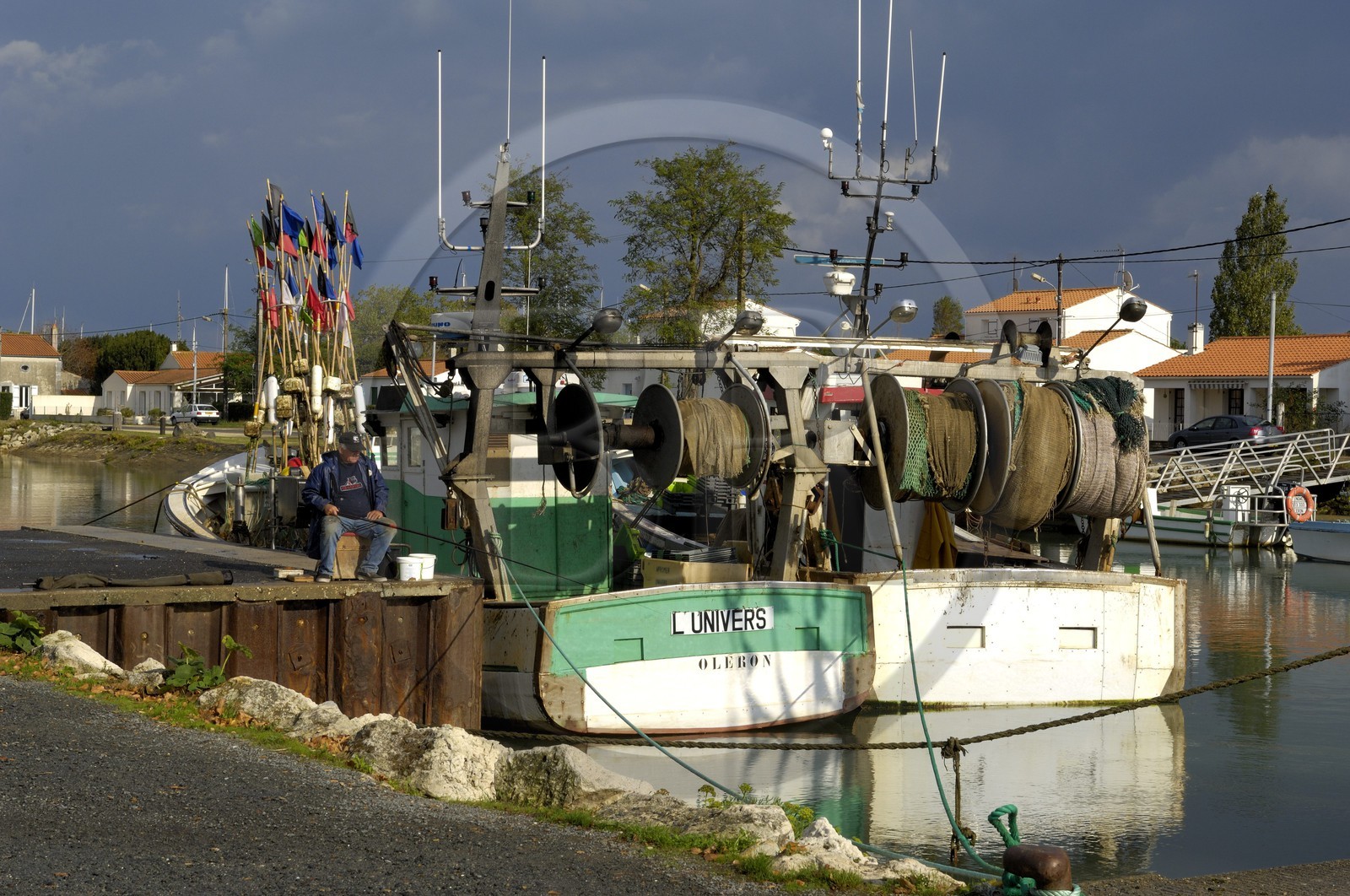 France, Charente-Maritime (17), Ile d'Oléron, port de Boyardville