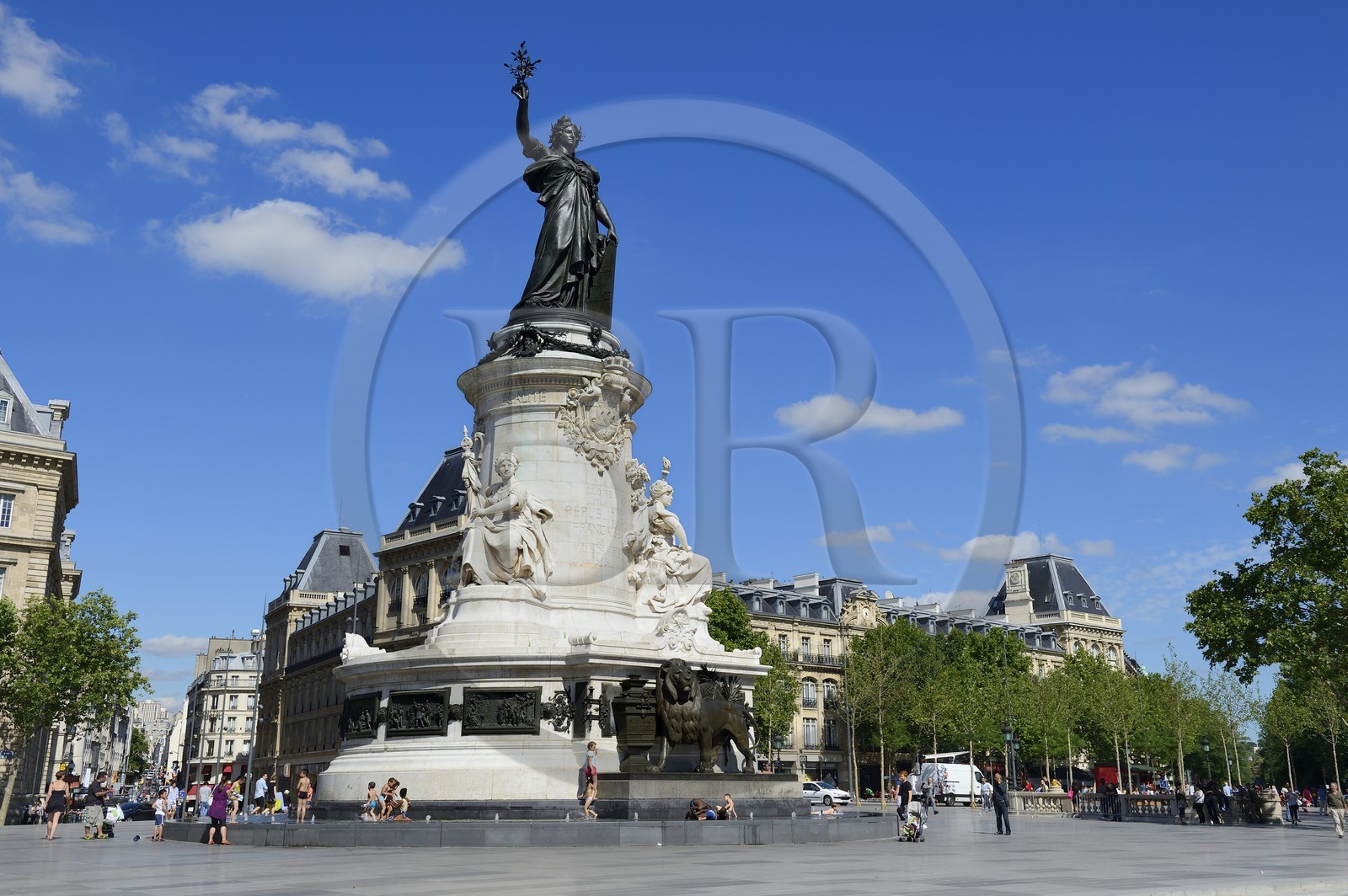 France, Paris (75), place de la République