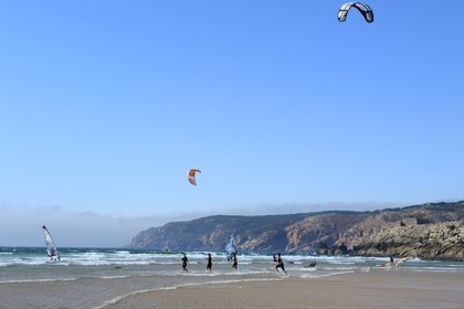 Portugal, région de Lisbonne, Cascais, plage de Guincho sur la côte d'Estoril