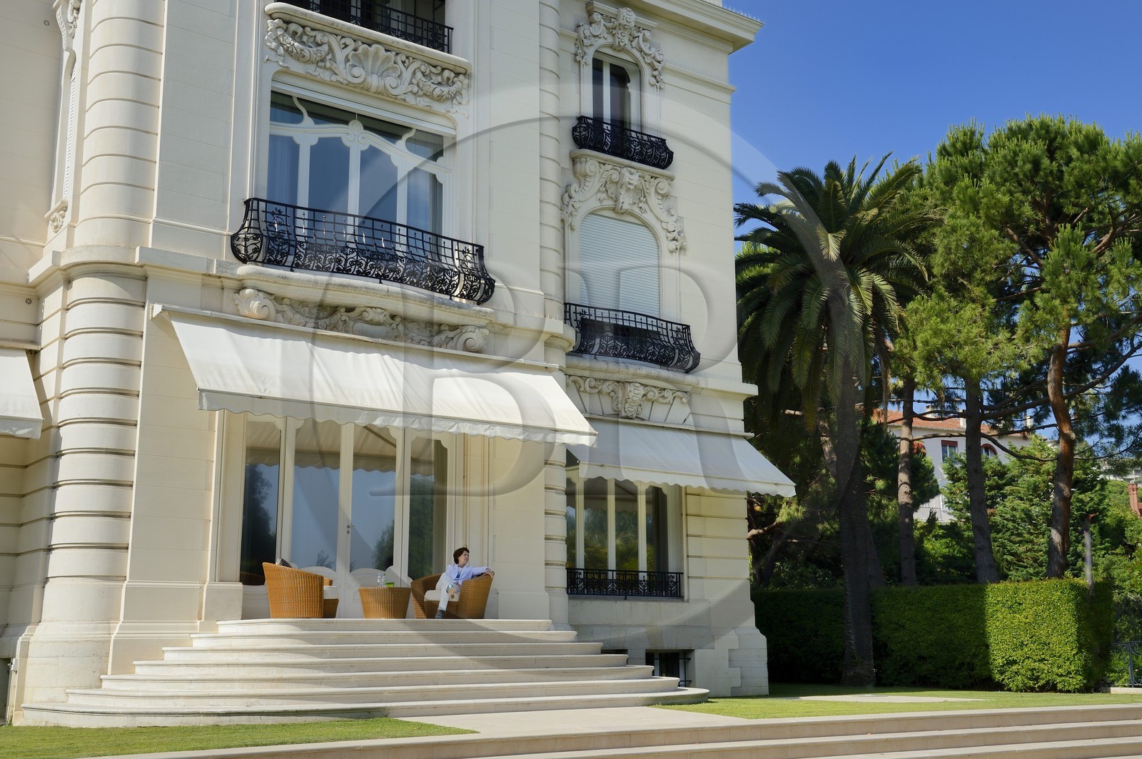 France, Alpes-Maritimes (06), Cannes, la villa La Californie où vécu Pablo Picasso, aujourd'hui renommé le Pavillon de Flore par Marina Picasso, Marina Picasso petite fille de Picasso