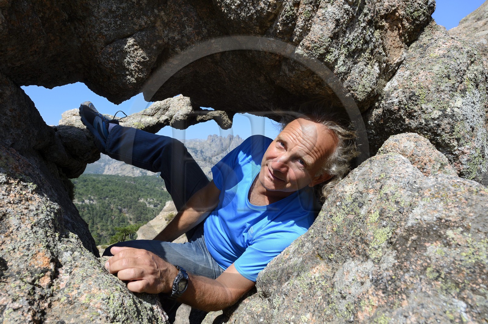 France, Corse du Sud, Alta Rocca, massif of Bavella, Henri Santoni