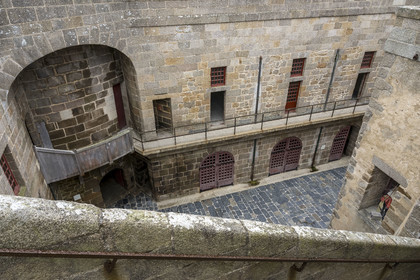 France, Finistère (29), Baie de Morlaix, Plouezoc'h, le chateau du Taureau construit par Vauban au XVIIe siècle