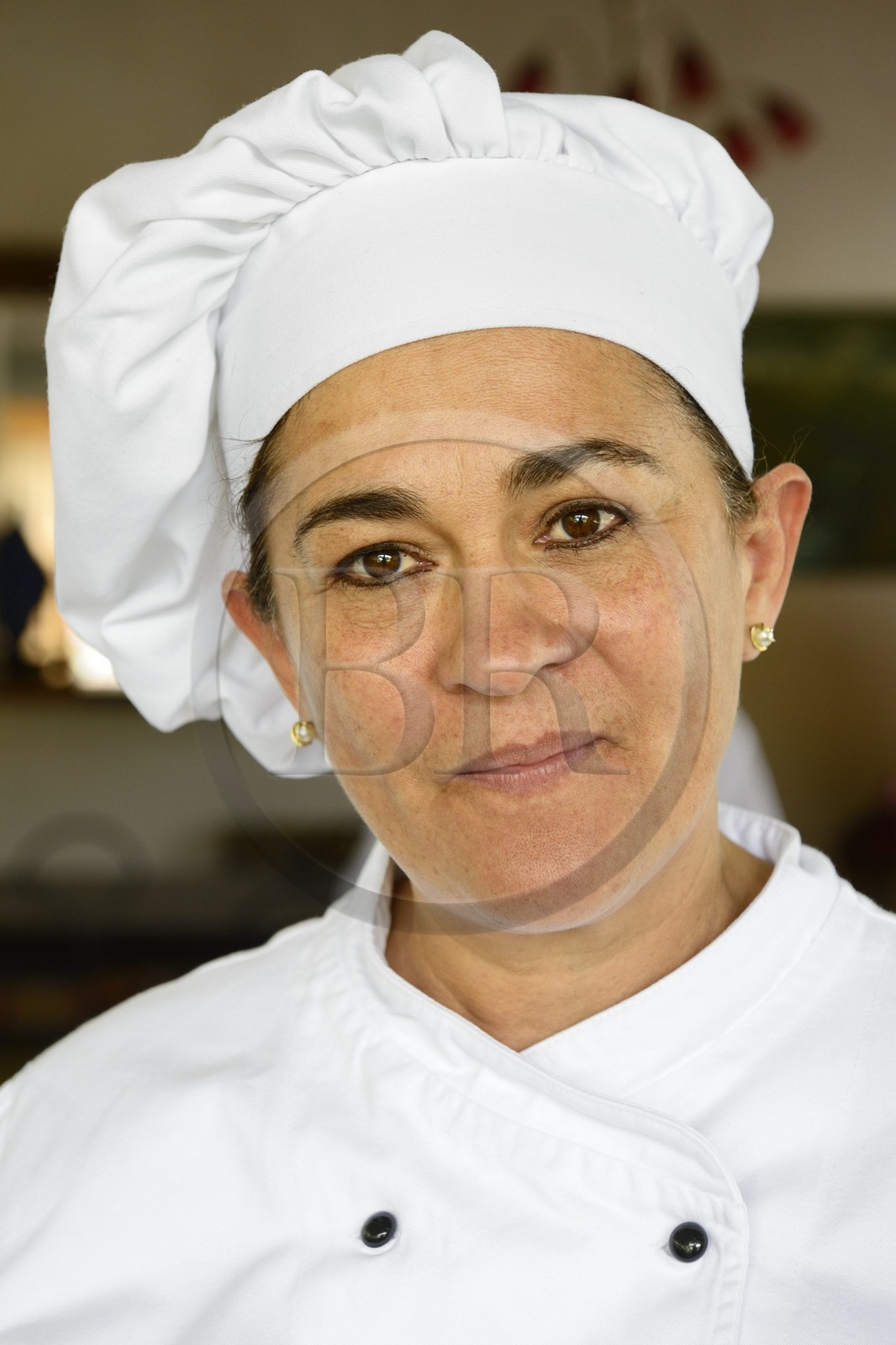 Panama, province de Chiriqui, petite ville de Volcan, restaurant Cerro Brujo Gourmet, la chef Patricia Miranda Allen