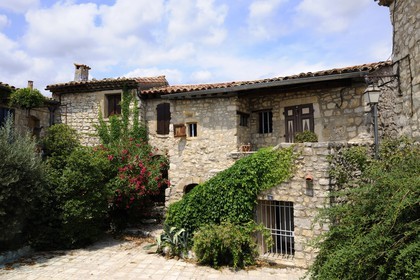 France, Hérault (34), region du Pic Saint-Loup, Les Matelles, place du château (aujourd'hui disparu)
