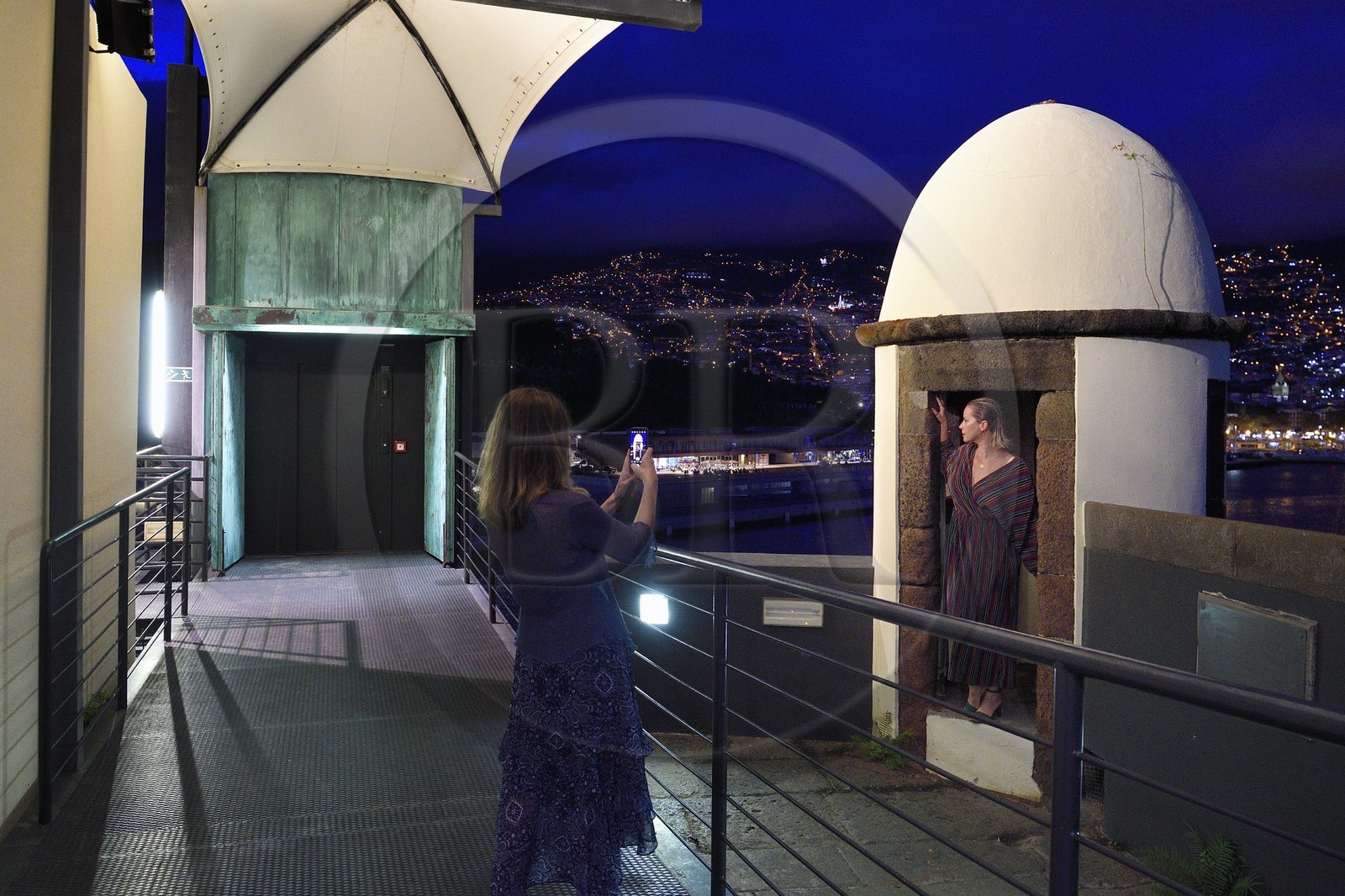 Portugal, Ile de Madère, Funchal, restaurant du Design Centre Nini Andrade Silva