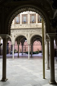 Espagne, Andalousie, Séville, Casa Palacio de Guardiola à la Puerta de Jerez