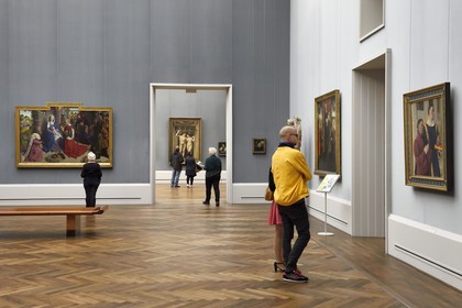 Allemagne, Berlin, Kulturforum, Gemäldegalerie (Galerie de Peinture), peintures du XVème siècle