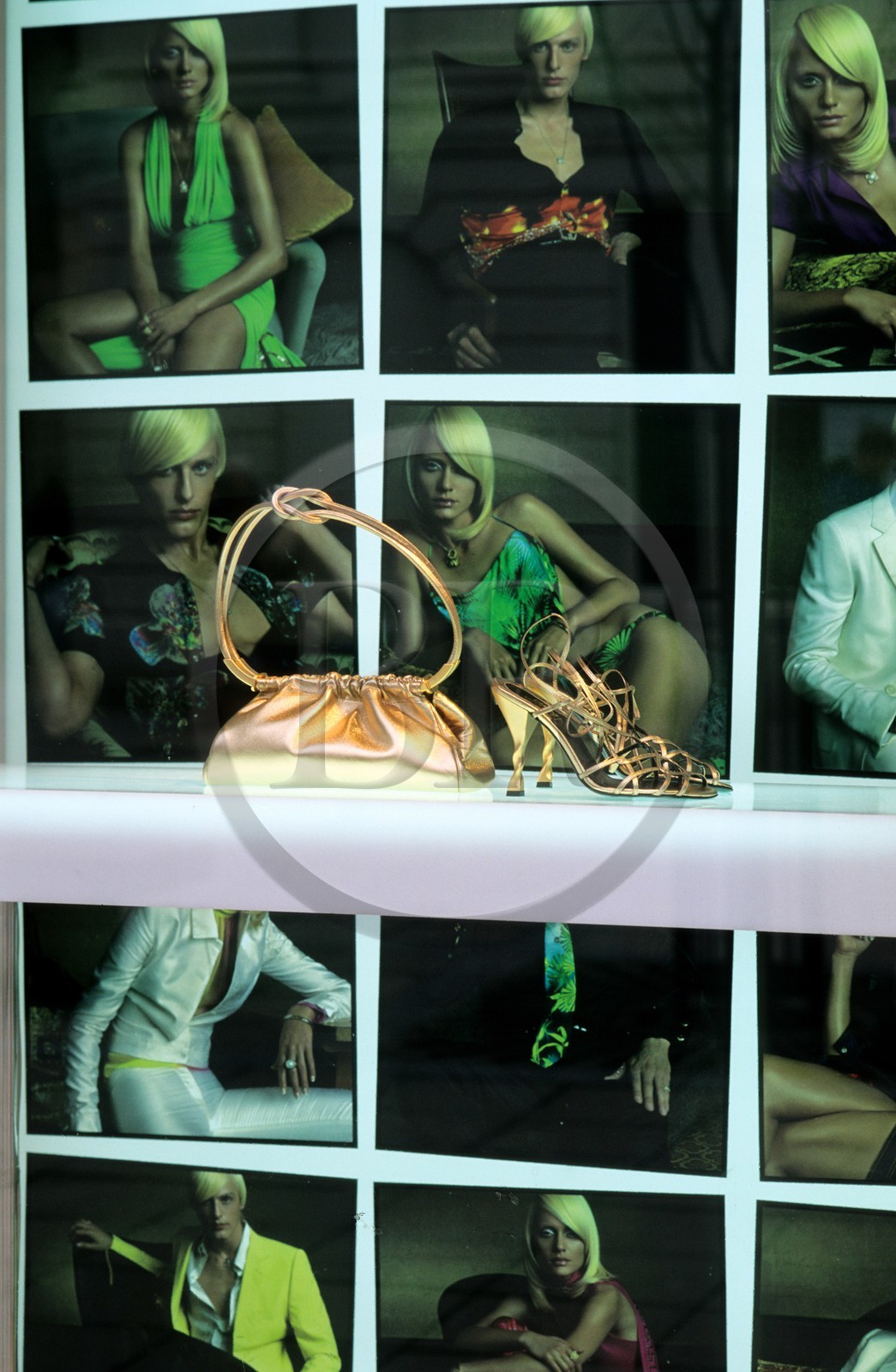 Royaume-Uni, Ecosse, Glasgow, vitrine d'une boutique de luxe