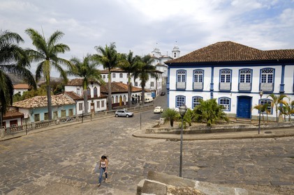 Brésil, Etat du Minas Gerais, ville de Diamantina, centre historique classé Patrimoine Mondial de l 'UNESCO (Route de l'or, Estrada Real)
