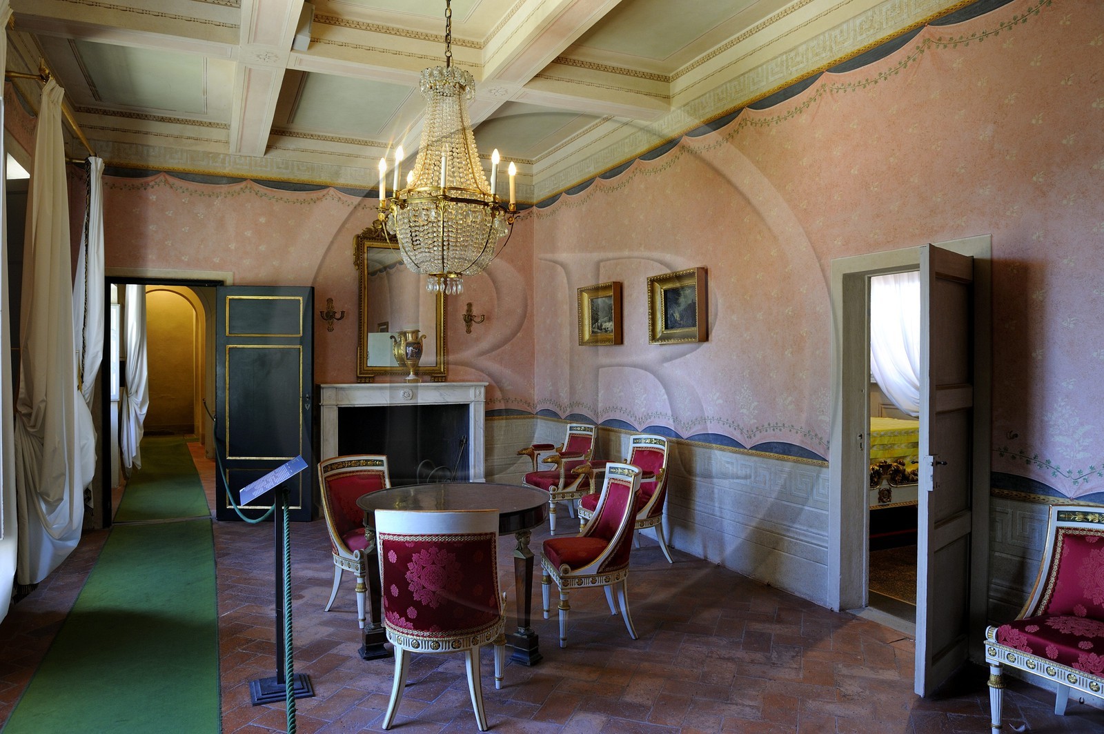 Italie, Toscane, l’Ile d’Elbe, Portoferraio, la maison de Napoléon 1er dans le Palazzina dei Mulini