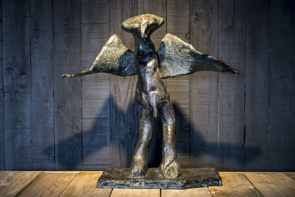 France, Bouches-du-Rhône (13), Marseille, quartier des Goudes, La Friche de l'Escalette, sculptures de l'artiste Germaine Richier