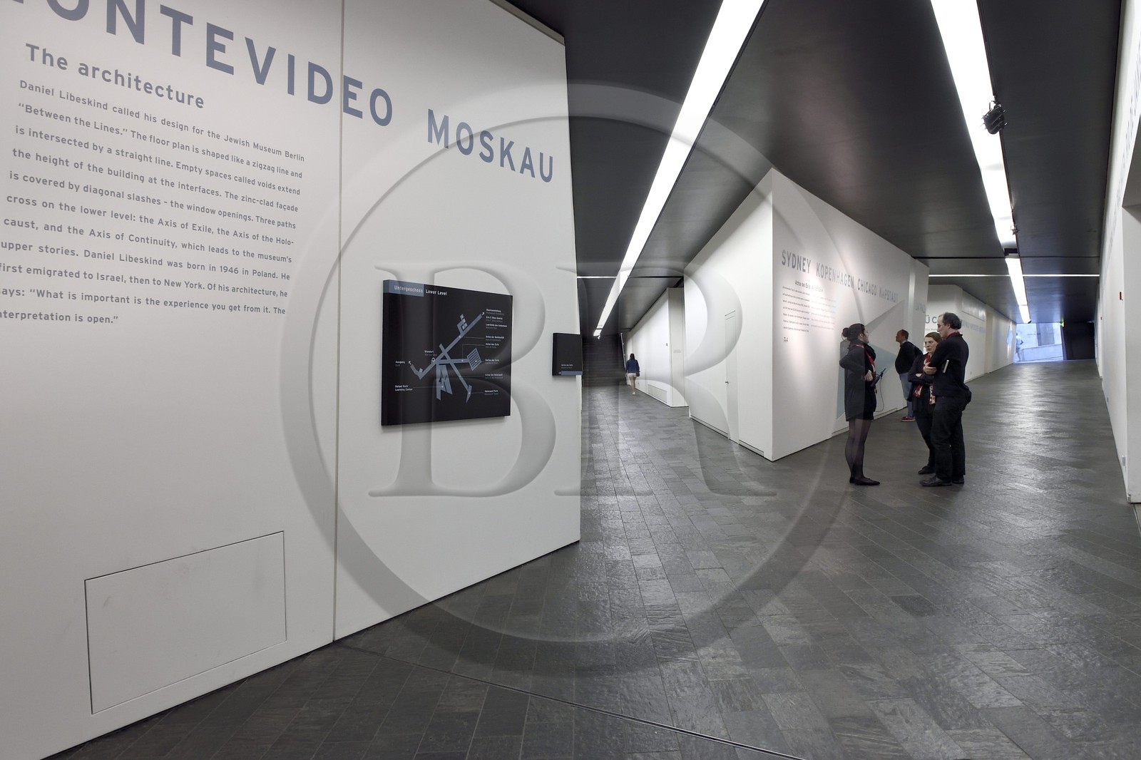 Allemagne, Berlin, quartier de Kreuzberg, Judisches Museum (musée Juif) de l'architecte Daniel Libeskind