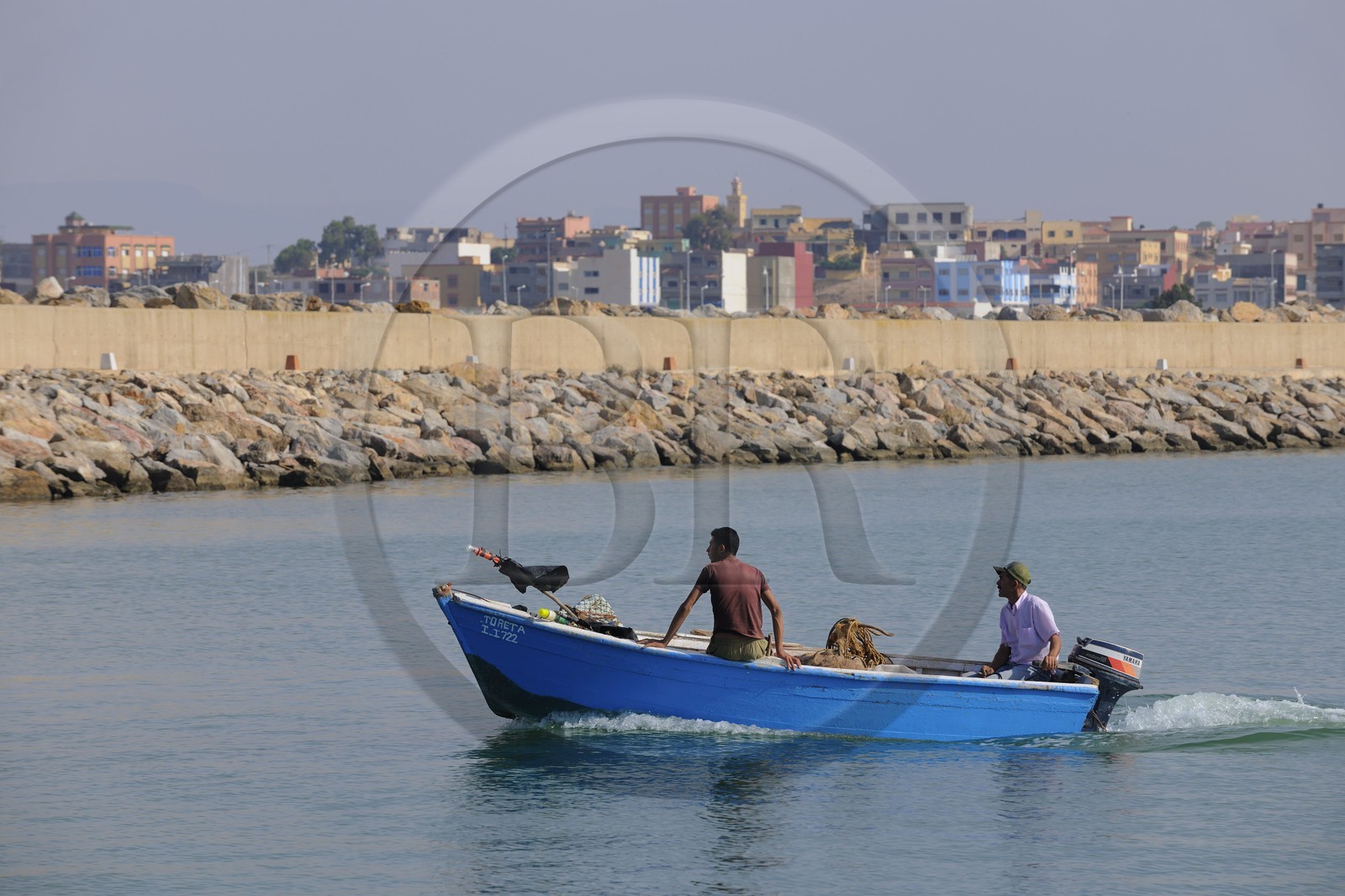 Maroc, région de l'Oriental, le port de pêche et plaisance de Ras Kebdana (Cap de l'Eau ou Cabo de Agua)