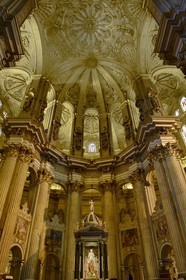 Espagne, Andalousie, Malaga, la cathédrale, Catedral Basílica de la Encarnacion